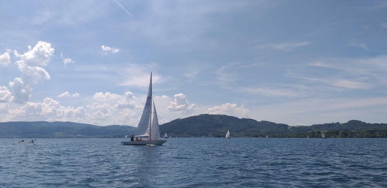 Ferienwohnungen Zum Attersee Lenzing 외부 사진